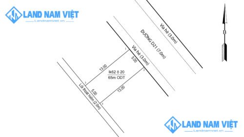 Bán đất dự án khu đô thị Đông Bình Dương 65m2 giá 850 triệu