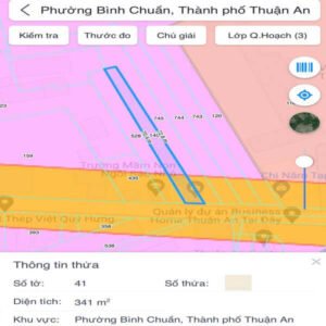 Bán đất Bình Chuẩn Thuận An Bình Dương